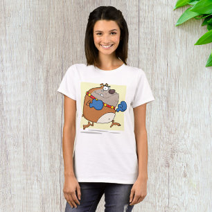 Grappige Cartoon Bulldog Boxer Dog T-shirt