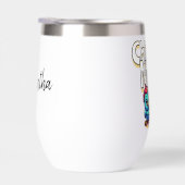 Grappige Cartoon Chicks | Chicken Mom gepersonalis (Rechts)