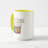 Grappige Cartoon Chicks | kip mam Mok (Voorkant links)