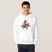 Grappige Cartoon Cowboy Bandit Robber Hoodie (Voorkant volledig)