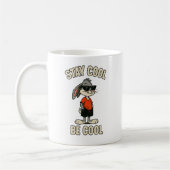 Grappige Cartoon Dier mokken (Links)