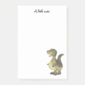 grappige cartoon dinosaur post-it® notes (Voorkant)