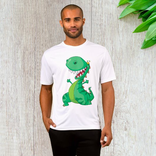 Grappige Cartoon Dinosaurus Brullende T-Rex T-shirt