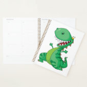 Grappige Cartoon Dinosaurus Roaring T-Rex Planner (Display)