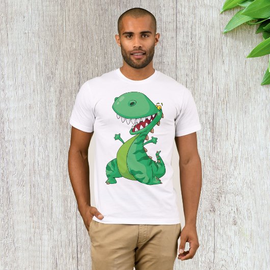 Grappige Cartoon Dinosaurus Roaring T-Rex T-shirt
