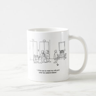 Grappige Cartoon familie accountant cadeau! Koffiemok