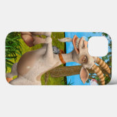 Grappige Cartoon Geit Tuin Dier Kunst Case-Mate iPhone Case (Achterkant (horizontaal))