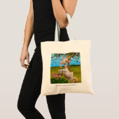 Grappige Cartoon Geit Tuin Dier Kunst Tote Bag (Voorkant (product))