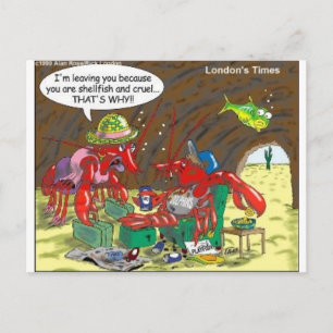 Grappige Cartoon Geschenken T-shirts Verzamelaarso Briefkaart