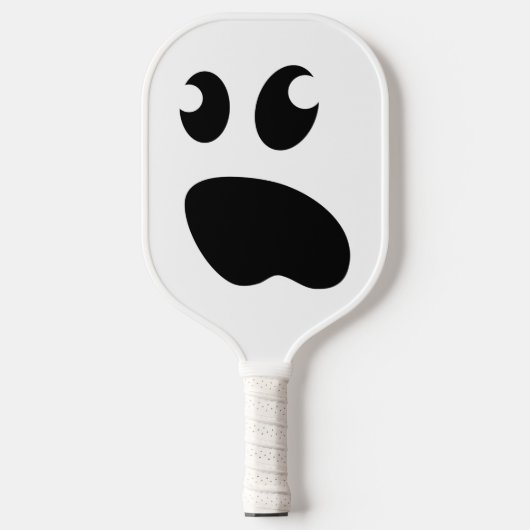 Grappige cartoon gezicht Carbon Fiber Pickleball P Pickleball Paddle (Voorkant)