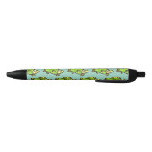 Grappige Cartoon Groene Vis Zwarte Inkt Pen (Bodem)