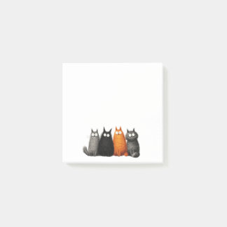 Grappige Cartoon Kat Post-it Notities Post-it® Notes