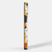 Grappige Cartoon Katten Groep Doodle iPhone Hoesje (Rechterkant)
