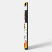 Grappige Cartoon Katten Groep Doodle iPhone Hoesje (Linkerkant)