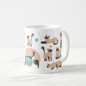 Grappige cartoon katten koffiemok (Voorkant rechts)