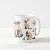 Grappige cartoon katten koffiemok (Voorkant rechts)