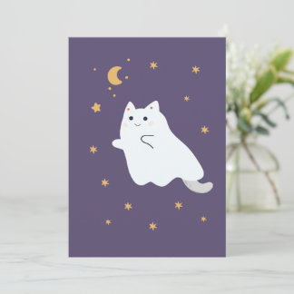 Grappige cartoon katten met bezems, pompoenen en s