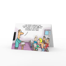 Grappige Cartoon kernenergie is veilig