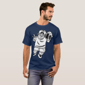 Grappige Cartoon Kind Rapper grappig T-shirt (Voorkant volledig)