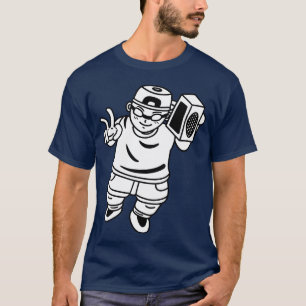 Grappige Cartoon Kind Rapper grappig T-shirt