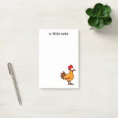 Grappige Cartoon Kip Illustratie Post-it® Notes (Kantoor)