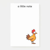 Grappige Cartoon Kip Illustratie Post-it® Notes (Voorkant)