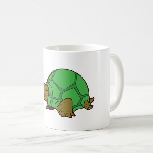 grappige cartoon koffiemok (Voorkant rechts)