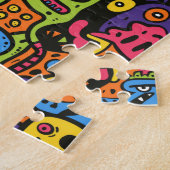 Grappige Cartoon Legpuzzel (Zijkant)