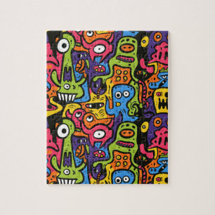 Grappige Cartoon Legpuzzel