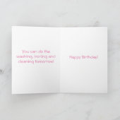 Grappige Cartoon mama Verjaardag Kaart (Binnen)