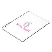 Grappige cartoon meisje meme - "jongens... Ugh!" Notitieboek (Linkerzijde)