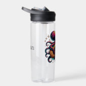 Grappige Cartoon Octopus Spelen Gitaar Waterfles (Rechts)