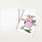 Grappige Cartoon Piggy Bank verliest geld Planner (Display)