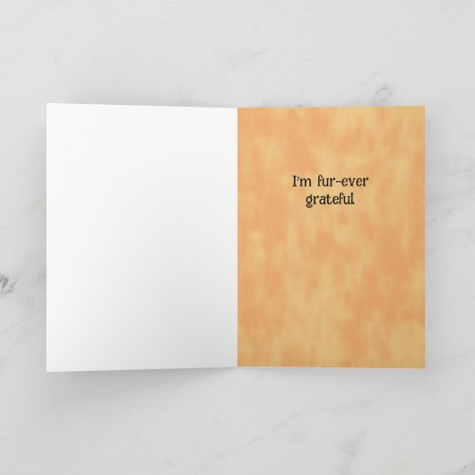 Grappige Cartoon Shih Tzu Dog Pun Dank u Kaart (Binnen)