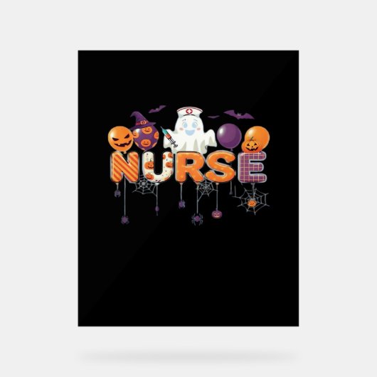 Grappige cartoon spookverpleegkundige - Hot Nurse  Acryl Bord (Voorkant)