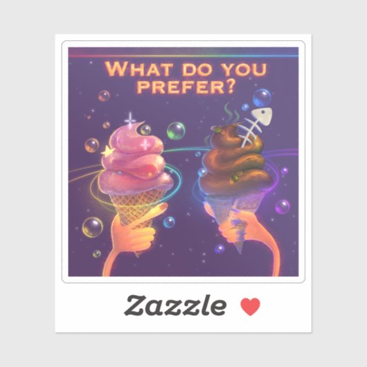 Grappige Cartoon Sticker IJs Motivatie (Vel)