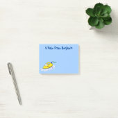 Grappige cartoon strijkijzer wasgoed illustratie post-it® notes (Kantoor)