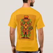 Grappige Cartoon Uncle Scrooge T-shirt" T-shirt (Achterkant)