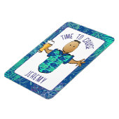 Grappige Cartoon Vakantie voor Hem Cruise Cabin Do Magneet (Linkerzijde)