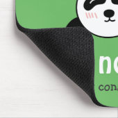 Grappige cartoon van knuffelende slapende panda muismat (Hoek)