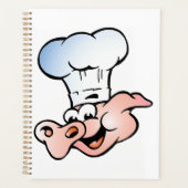 Grappige Cartoon Varkenskok met Pet Planner (Voorkant)