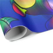 Grappige cartoon vis cadeau papier (Rol Hoek)