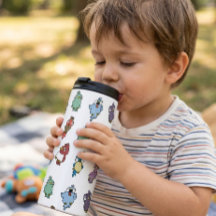 Grappige Cartoon Vogels Thermische Tumbler