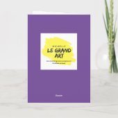 Grappige Cartoon Vrouw Drink Wijnkerst Kaart (Achterkant)