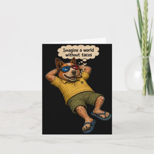Grappige Cartoon Wenskaart Kaart (Voorkant)