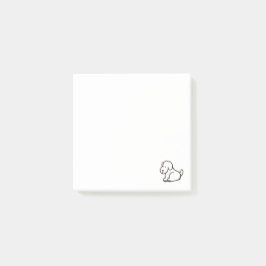 Grappige Cartoon Zittende Hond Post-it® Notes
