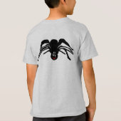 Grappige Cartoon Zwarte Spider Halloween Kinderen' T-shirt (Achterkant)