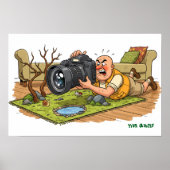 Grappige cartoondier-fotografie scène poster (Voorkant)