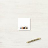 Grappige Cartoonkatten Post-it Notities Post-it® Notes (Op bureau)