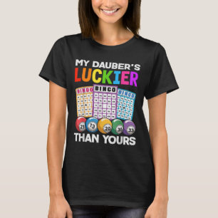 Grappige casino apparatuur voor bingo speler Manne T-shirt